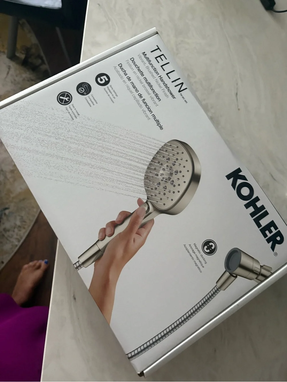 Kohler Tellin Handheld Showerhead in Brushed Nickel